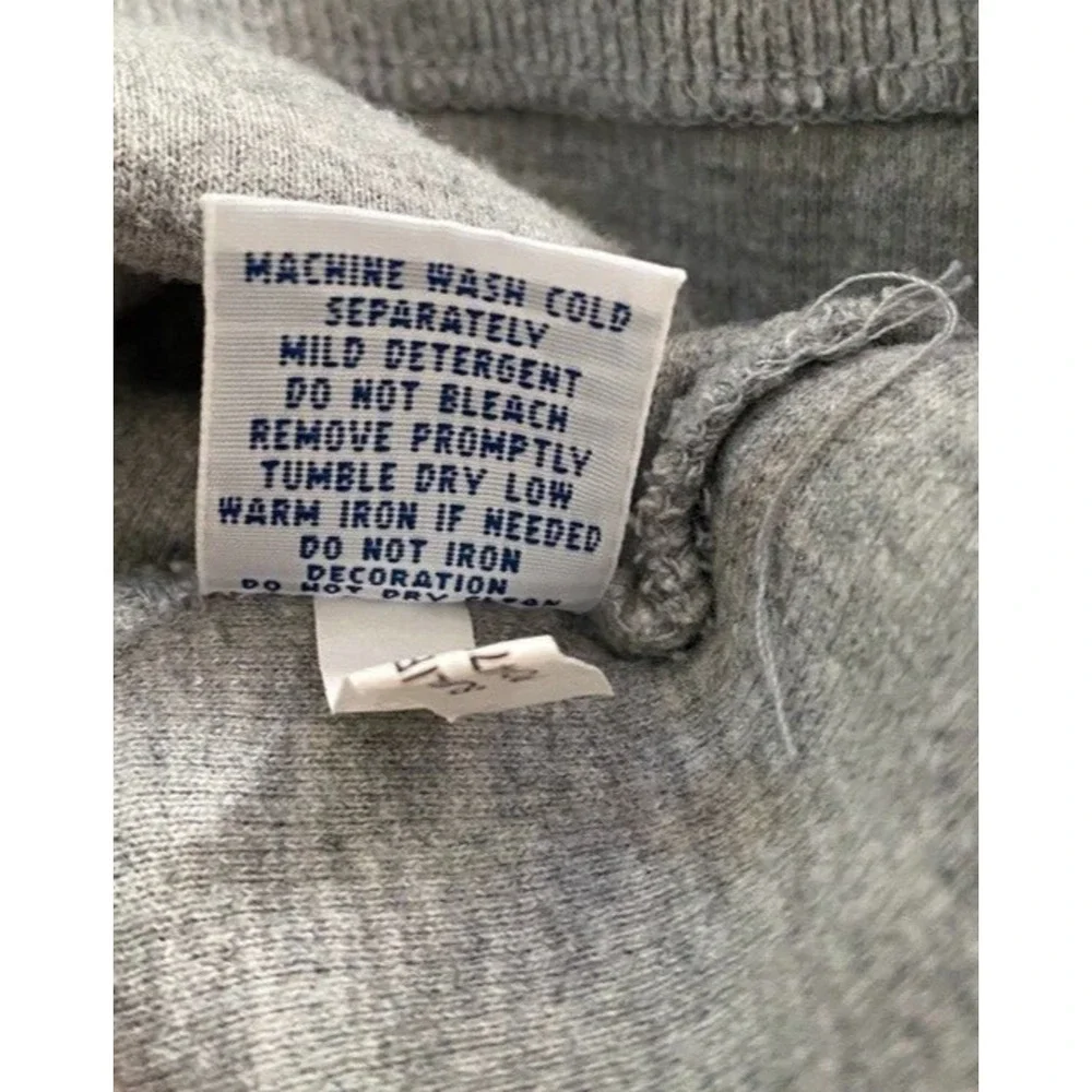 POLO RALPH LAUREN GREY HEATHER PONY HALF ZIP SWEATER FLEECE SWEATSHIRT XL - Picture 6 of 6